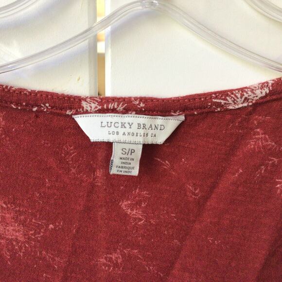 Lucky Brand Sleeveless Side Tie Top Sz S - Picture 4 of 7